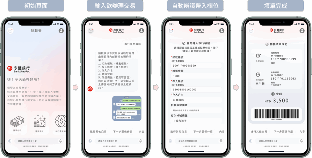 業界首家!永豐 iWish創新應用 GAI ,直覺對話讓臨櫃存提轉匯變得更快速 17 %E5%9C%964