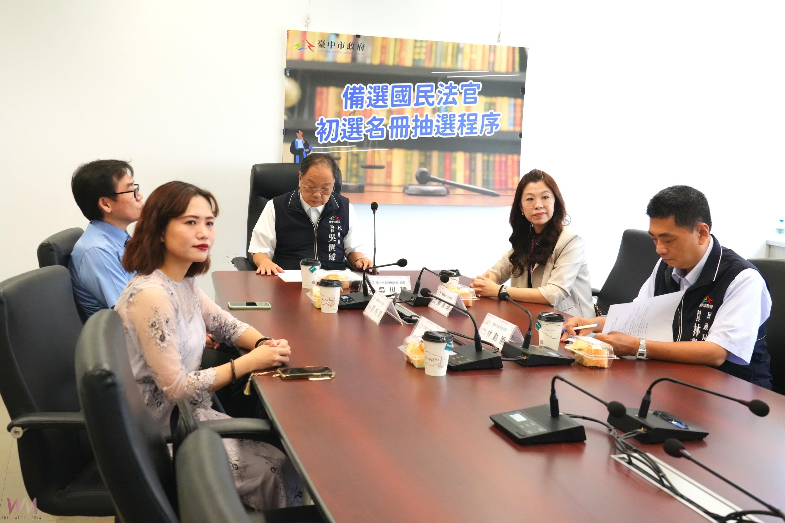 中市府抽選115年備選國民法官 民政局:初選名冊逾1.4萬名 - https://www.watchmedia01.com