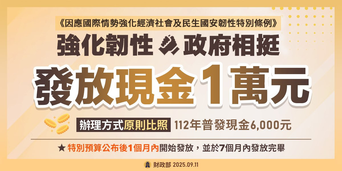 (圖/翻攝自行政院財政部Facebook)