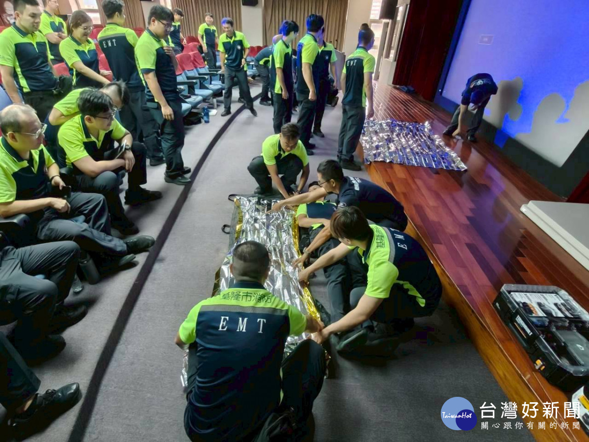 搶救黃金時間　基隆消防局強化第一線急救能量