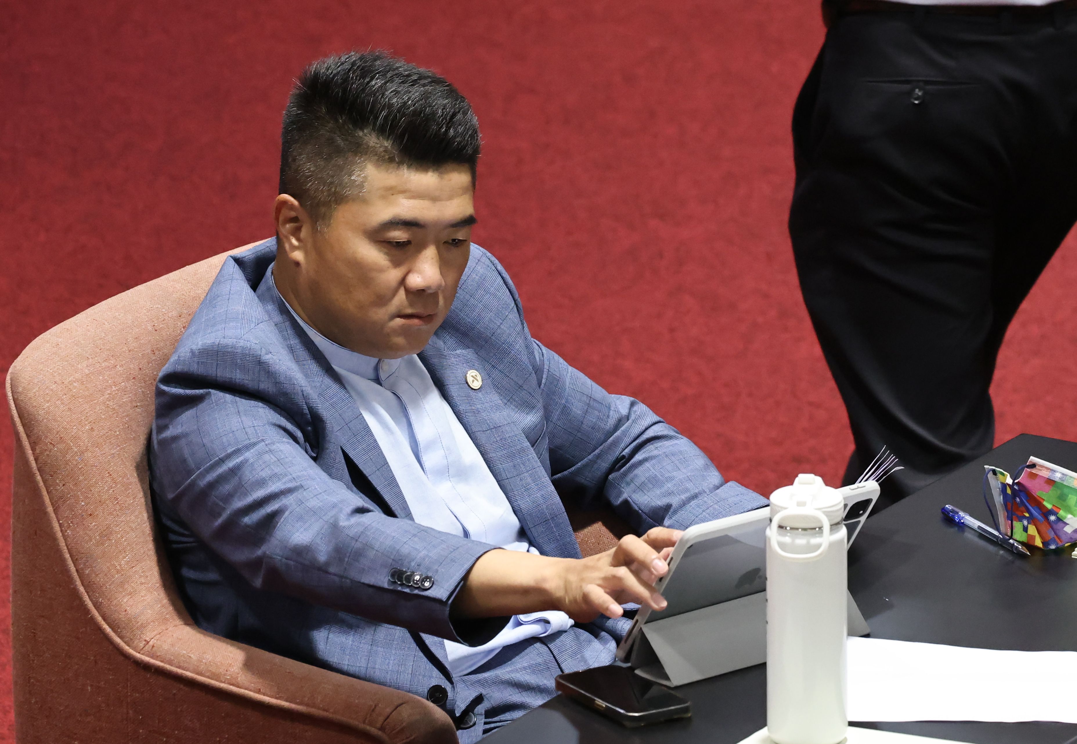 顏寬恒涉貪案二審維持原判,因全案還沒確定,暫不影響立委資格。資料照片/林啟弘攝