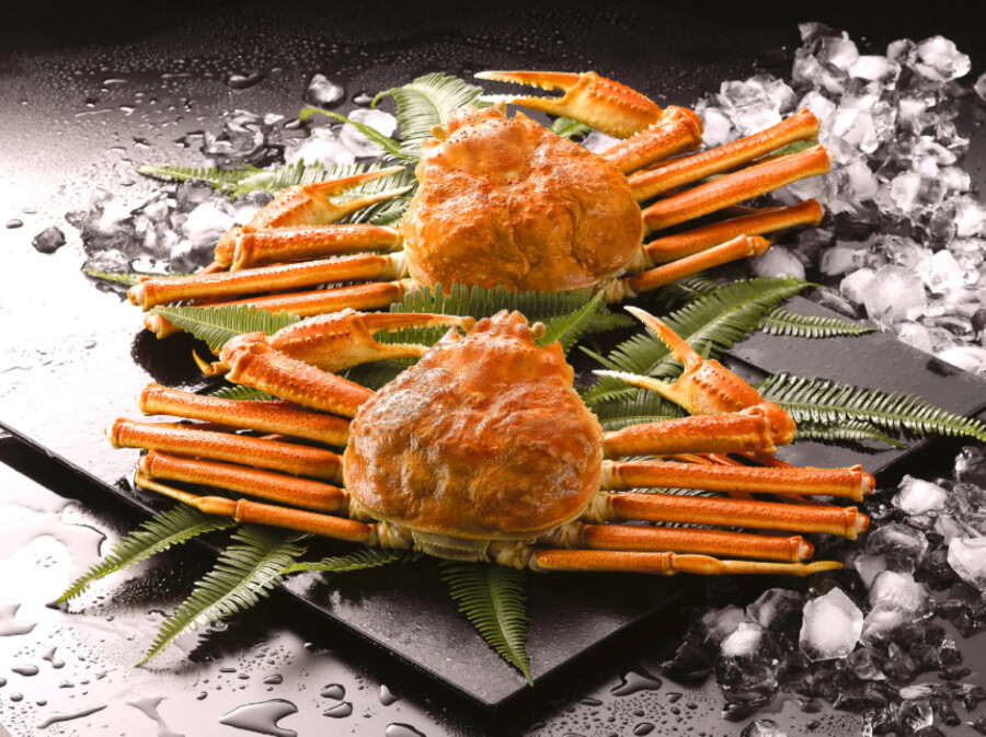 ▲松葉蟹雙人套餐旬味奢華的極致饗宴。