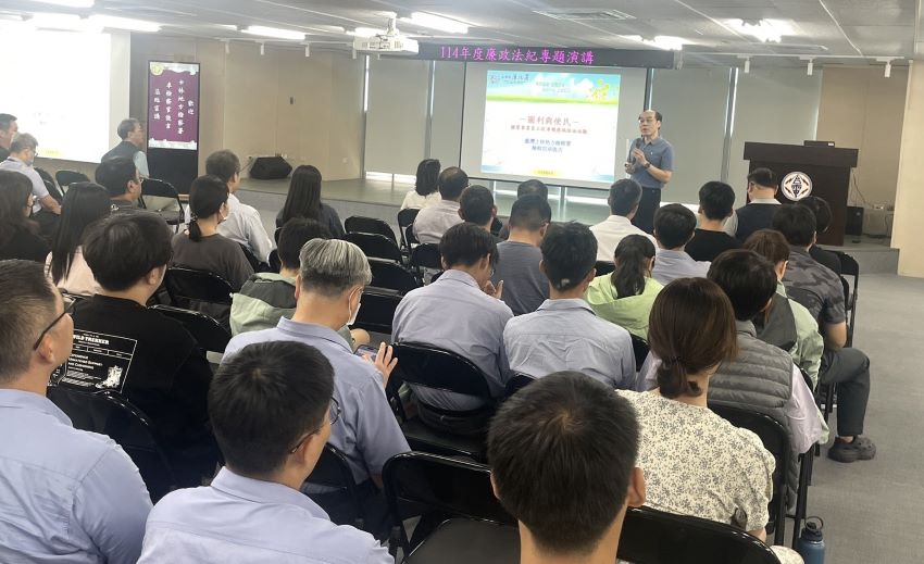 型塑優質文化 台電北北區處攜手士林地檢強化廉能守法 2 《圖說》卓俊吉指出台電公司與檢察體系攜手合作展現決心,為國營事業及政府單位建立優良企業典範。〈北北區處提供〉