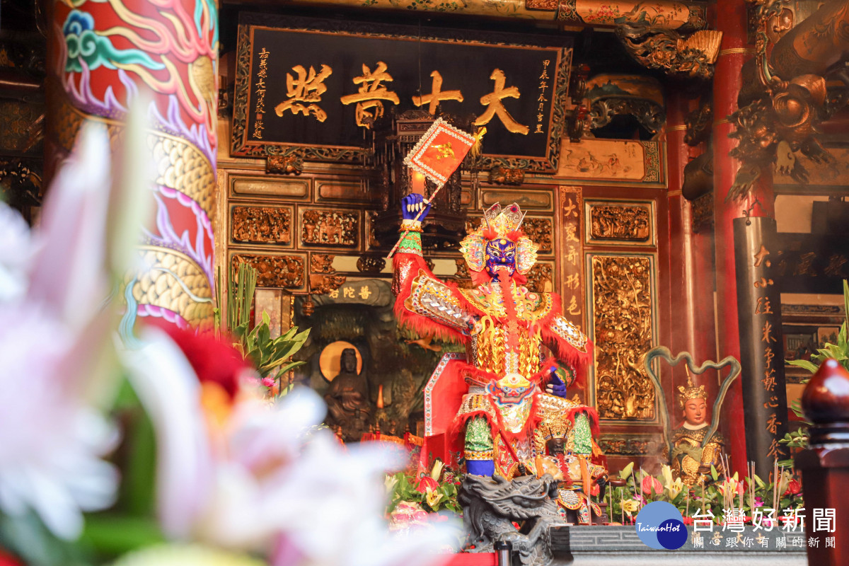 民雄大士爺廟舉辦祈福團拜儀式，為大士爺文化祭揭開序幕／嘉義縣府提供