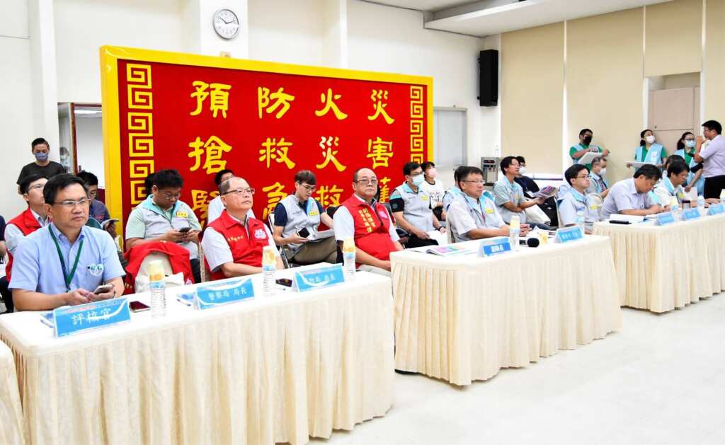 ▲彰化縣辦理輸電線路災害防救演習,期能有備無患、強化應變。 (彰化縣政府提供)