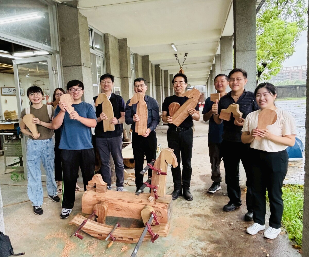 ▲「風倒木木馬」作品包括一隻大型木馬,以及兩隻小巧可愛的小木馬,將於9月神農市集(9月27日和28日)首次公開亮相,歡迎大小朋友一起來騎木馬,以輕鬆有趣的方式認識循環設計與林木利用。