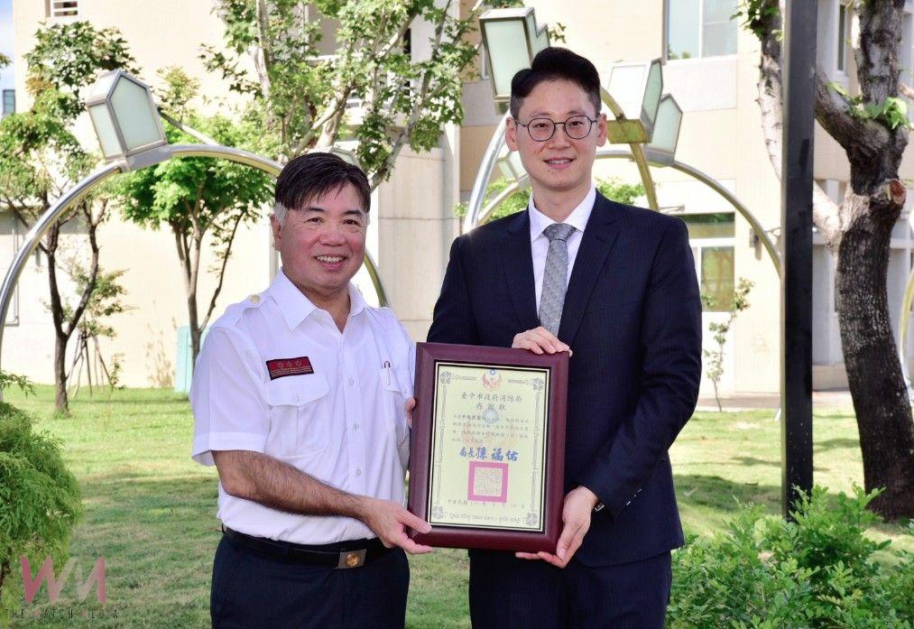 展現投身公益 企業打造巨型LED牆 中市消防局:守護市民防災安全 - https://www.watchmedia01.com