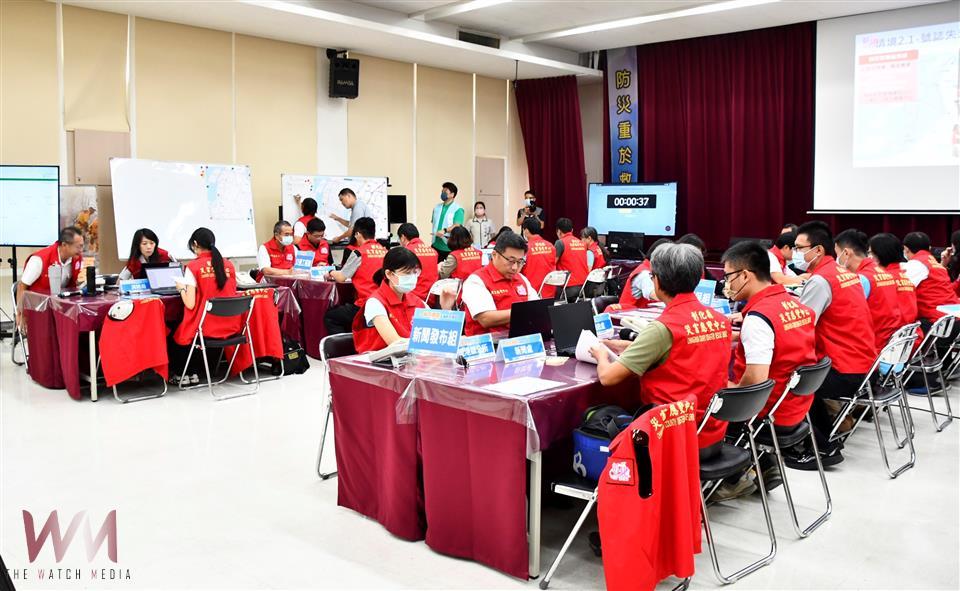 彰化縣辦理複合災害防救演習 模擬輸電塔倒塌多車連環事故 - https://www.watchmedia01.com