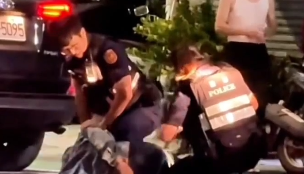 虎尾男子持毒拒檢 員警合力壓制