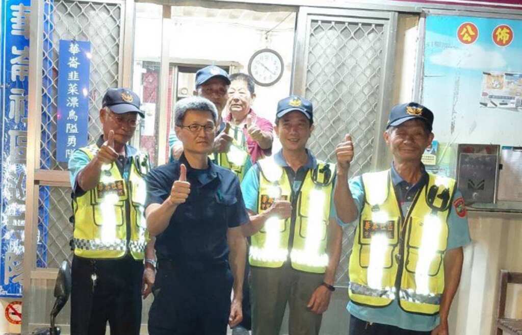 ▲防農產竊盜!芳苑警分局推「漂鳥隘勇隊」守護收成。(彰化警方提供)