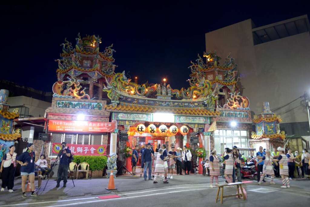▲苗栗新港社道卡斯族牽田祭在西社慈安宮舉行。