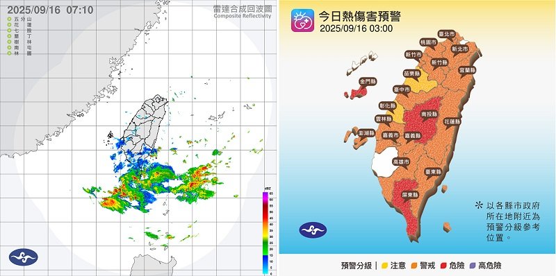 把握週二好天氣！晚間南部變天 大雨炸全台4天