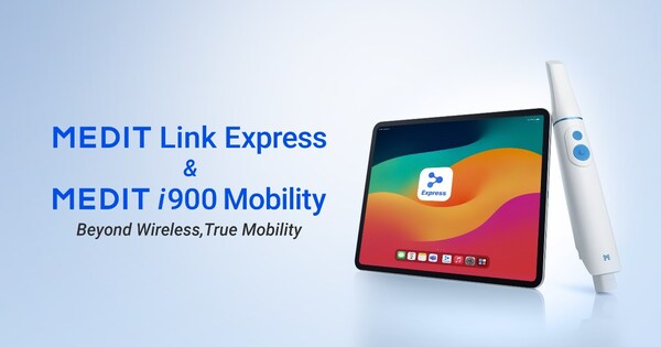 iPad版應用Medit Link Express正式推出,Medit i900 Mobility掃描儀同步發貨