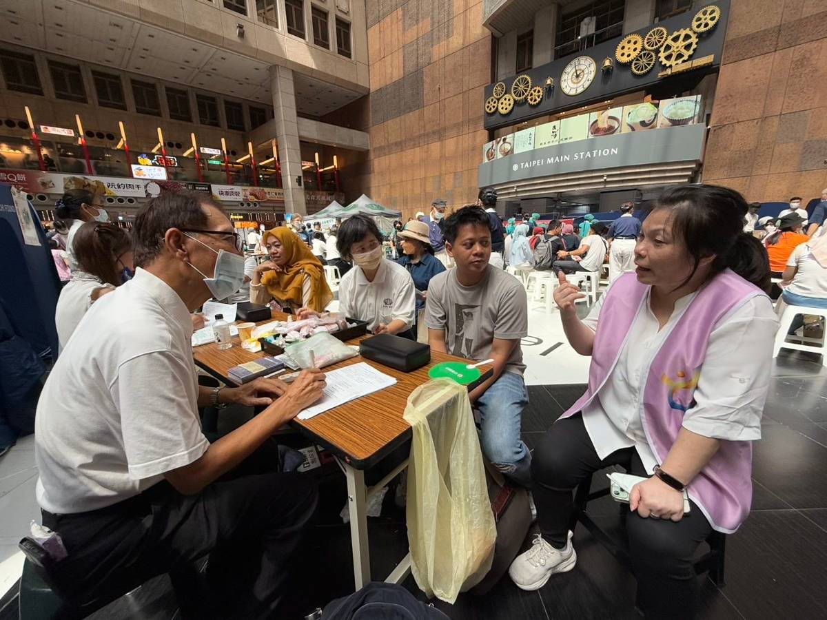 北市外籍移工健康關懷9/7登場　免費檢查守護身心健康