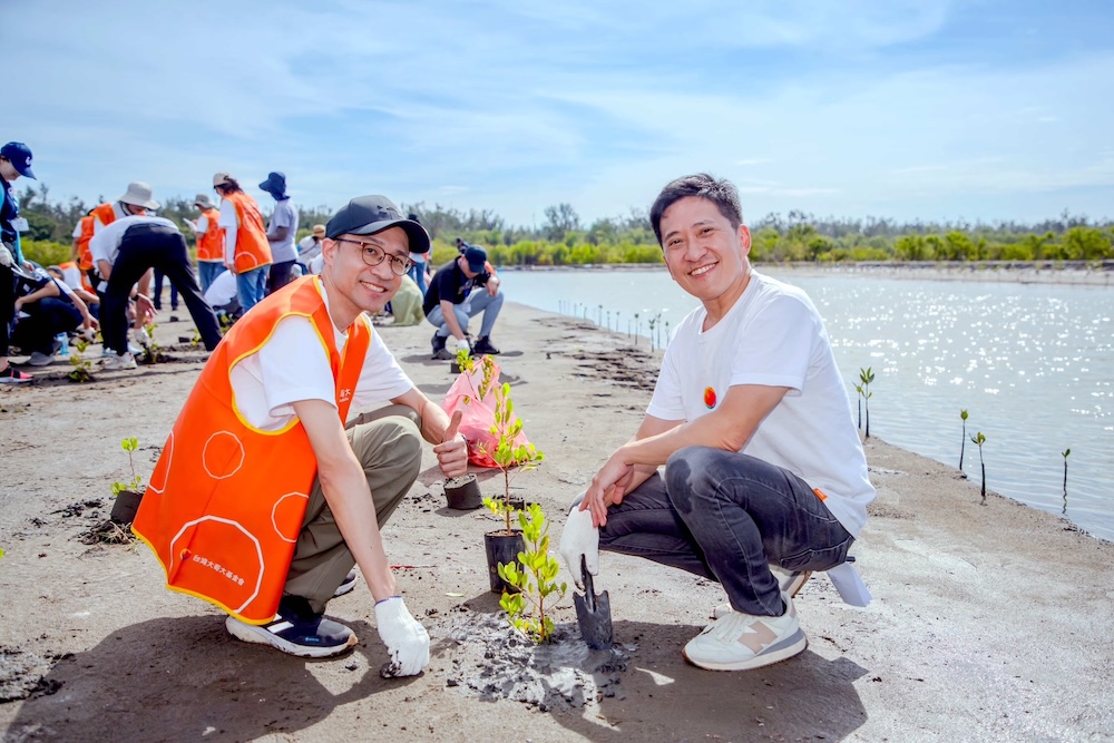 台灣大哥大啟動三大氣候行動 串連供應鏈前進台南復育藍碳 219 cnews124250916a03