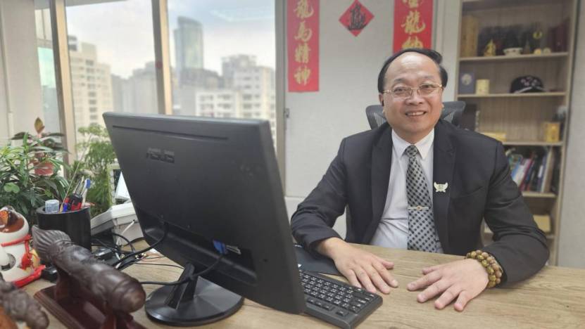智遠奈米科技董事長蕭智遠誓言將成為奈米業界的領頭羊。(智遠科技提供)