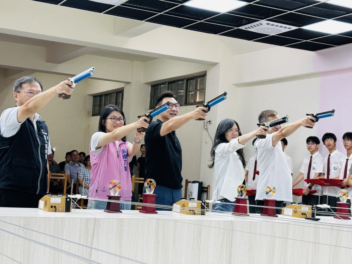 射擊人才銜接再升級　中市新社高中射擊訓練場正式啟用
