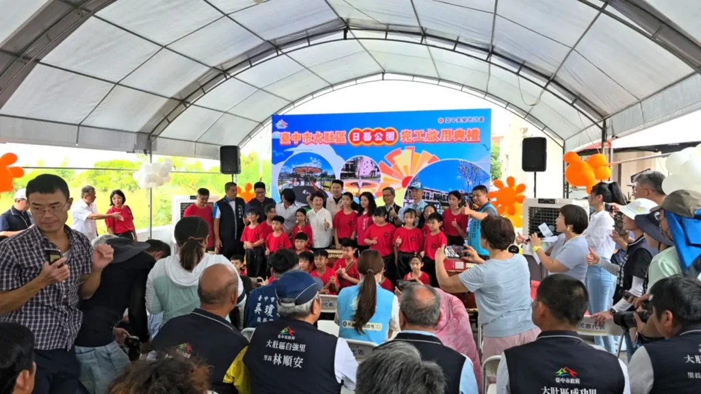 啟用典禮中山陽國小太鼓隊帶來精采演出。(圖/陳惠玲攝影)