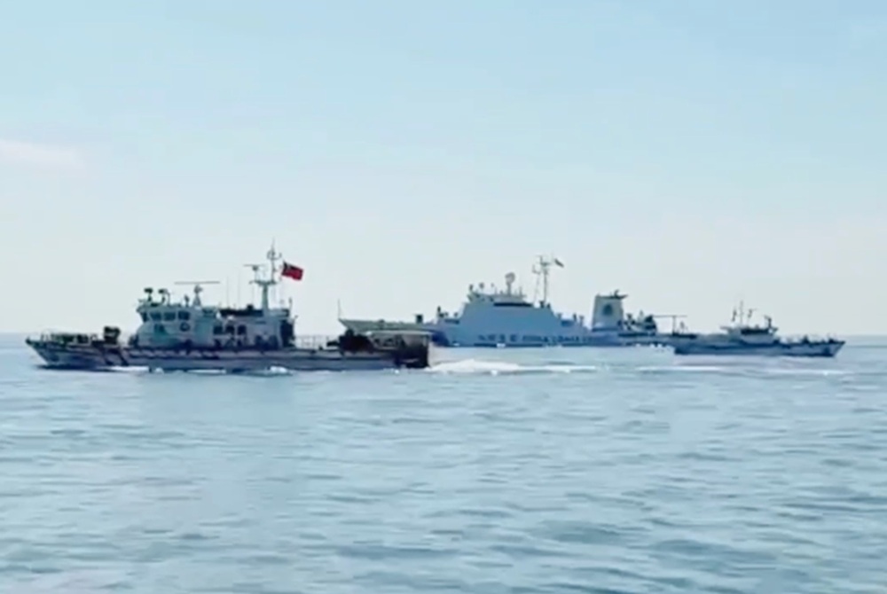 連3日4度襲擾金門 海巡艦艇強勢驅離中國海警船 225 cnews204250917a08