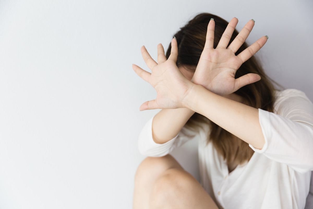 women lift palmstop violence sexual abuse against women