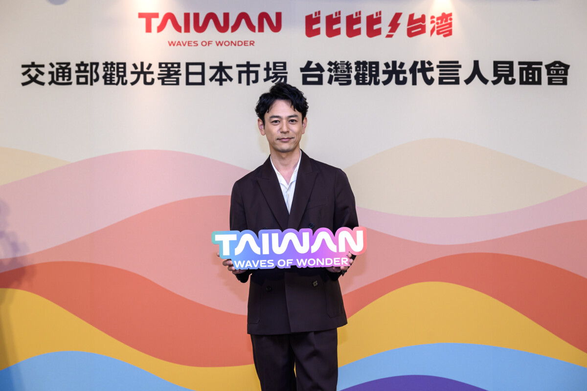 ▲日本國民男神妻夫木聰，再任觀光署日本市場代言人 。