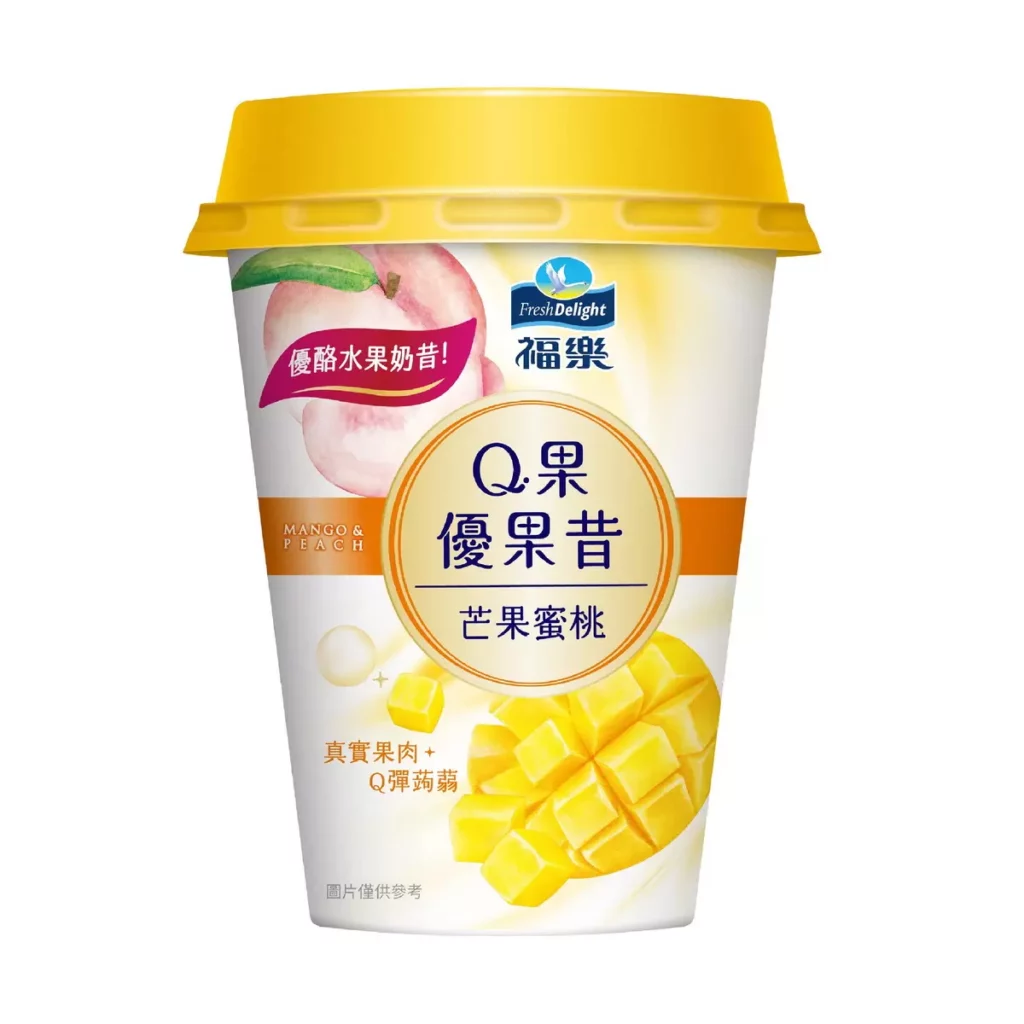福樂Q果芒果蜜桃優果昔