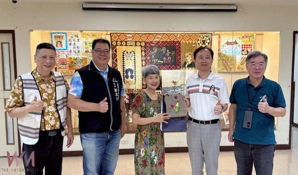 綻放多元藝術風貌！中臺科大「萬紫千紅賞拼布」開展　呈現針線交織生活美學