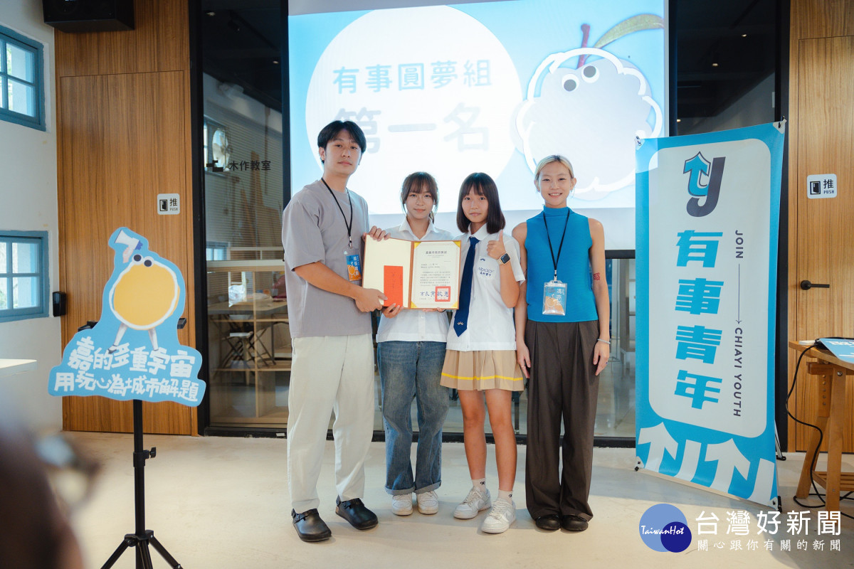 嘉義市政府自2020年起推動「有事青年行動競賽」,已成功扶植117組團隊完成行動/嘉市府推薦