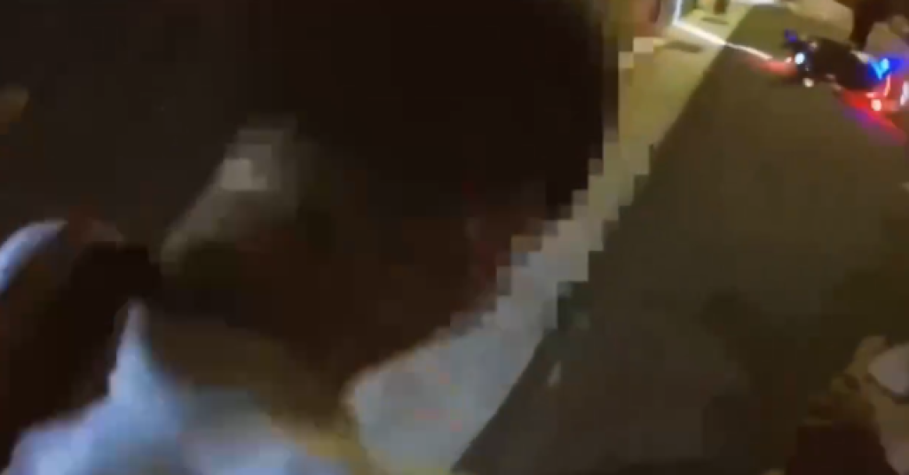 信義驚險追逐!酒駕男拒攔逃逸-自摔巷口遭壓制