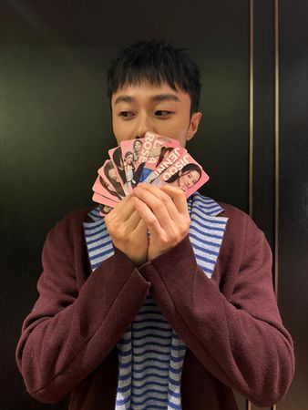 ▲施柏宇《夏日最後的祕密》韓國首映粉絲應援禮!尖叫聲壓過主持人。(圖/施柏宇工作室提供)