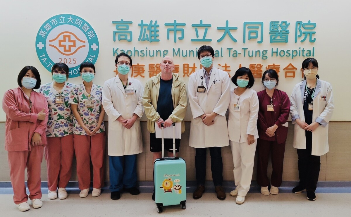 ▲急重症救治實力再現！大同醫院救回加國旅客 自行康復返旅程。