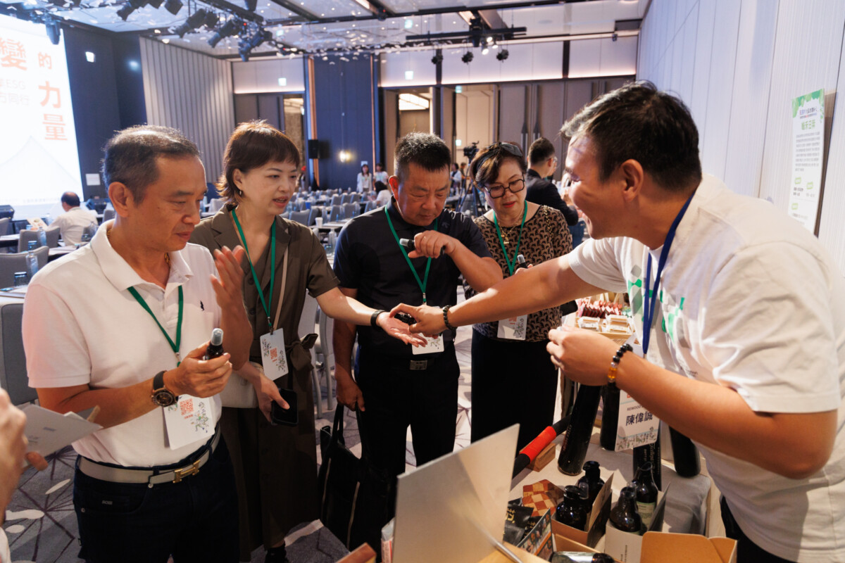 ▲中區地方創生企業媒合會現場,各團隊與企業交流熱絡。