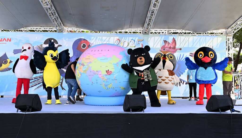 ▲「2025第一屆世界賞鳥博覽會」30國齊聚臺中,打造國際賞鳥生態嘉年華。(記者張玉泰攝)