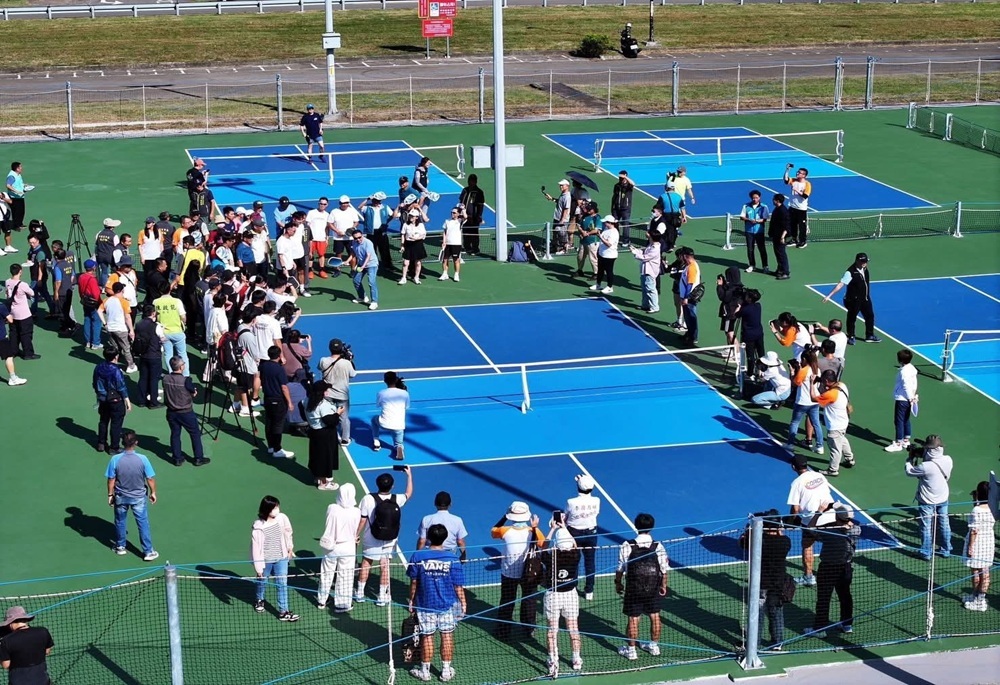 三重新運動地標誕生 可夜打到凌晨8座河濱匹克球場正式啟用 230 248250920a04