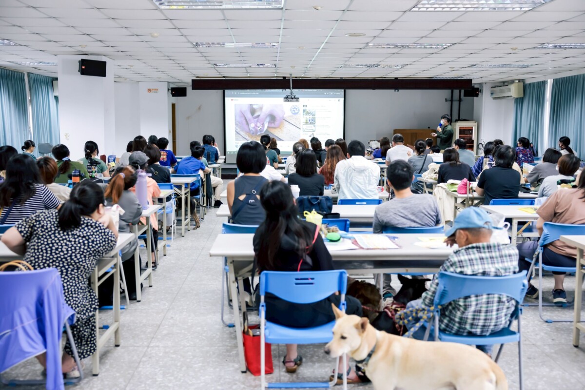 ▲寵物也要防災!國家防災日首推「狗貓急救包人寵共學班」百位飼主熱烈響應。