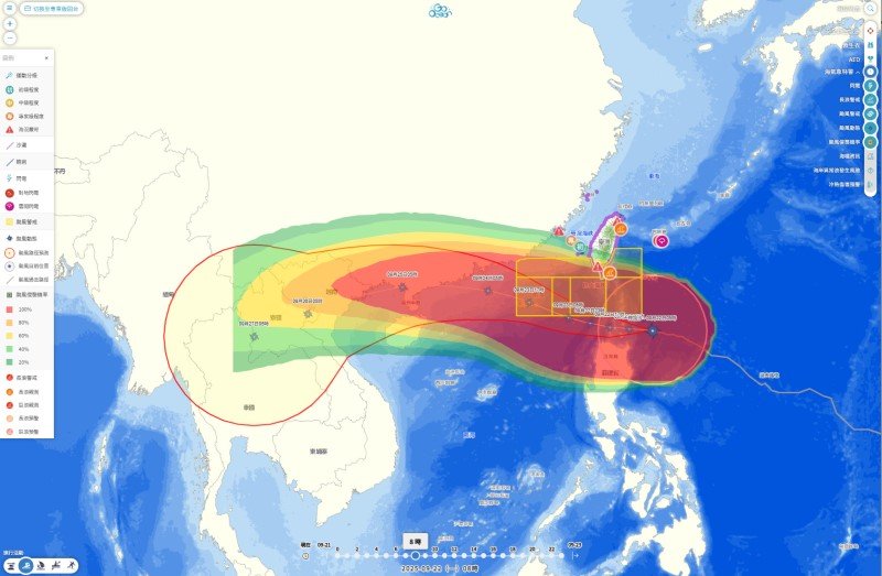 國海院提醒:颱風「樺加沙」長浪已抵近臺灣海岸,海域遊憩風險不可輕忽