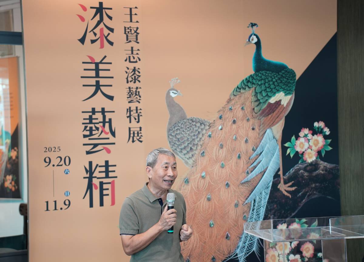 父子攜手展現漆藝傳承 「漆美藝精」展出至11/9
