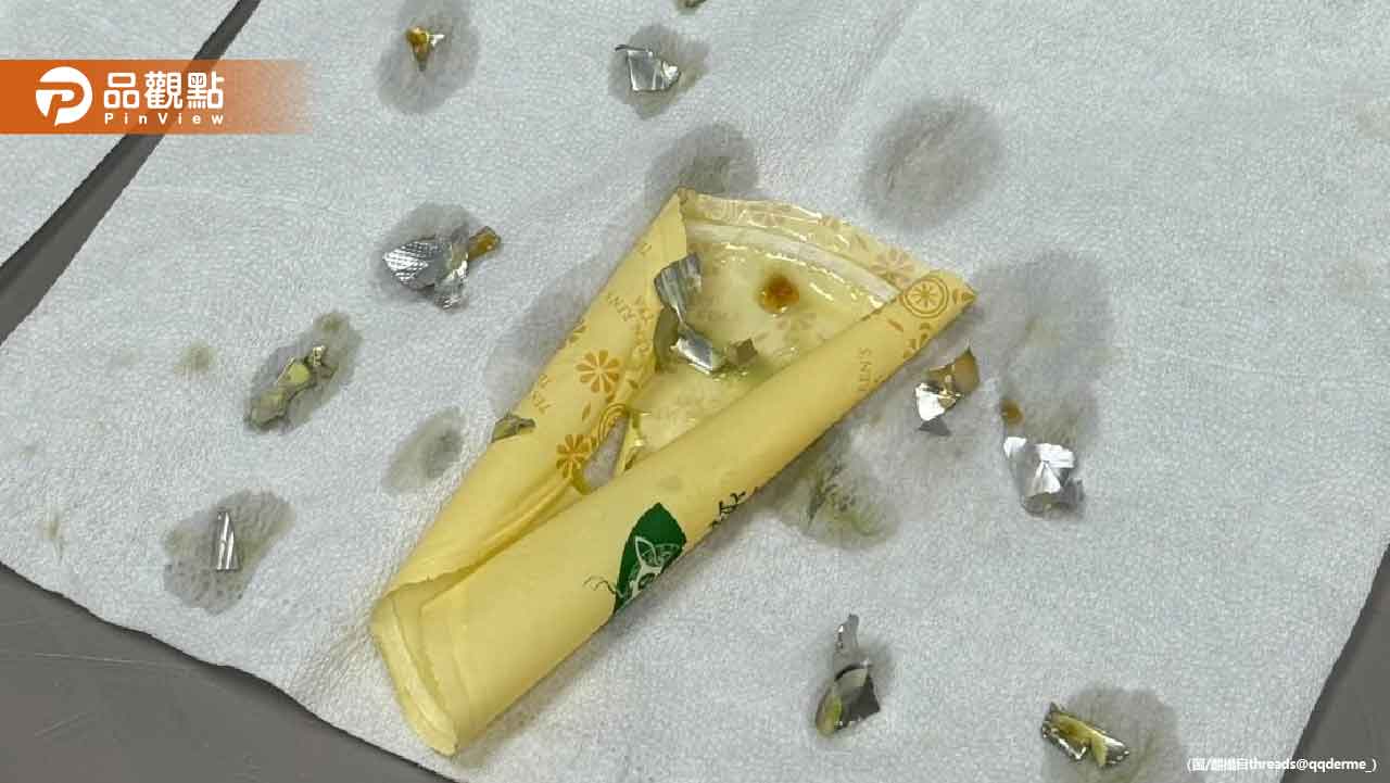 手搖飲驚見錫箔紙碎片！天仁茗茶認了