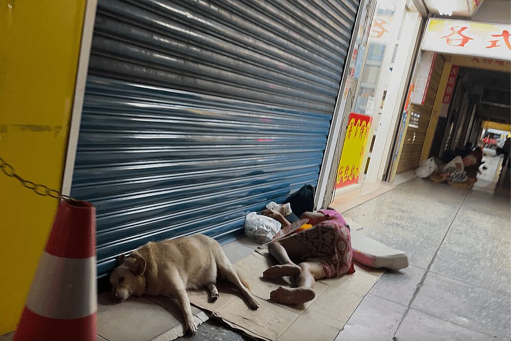 【台北街角5-1】萬華街友艋舺日常 市民觀察呼應學者分析 210 照片來源:CNEWS匯流新聞網記者邱璽臣攝