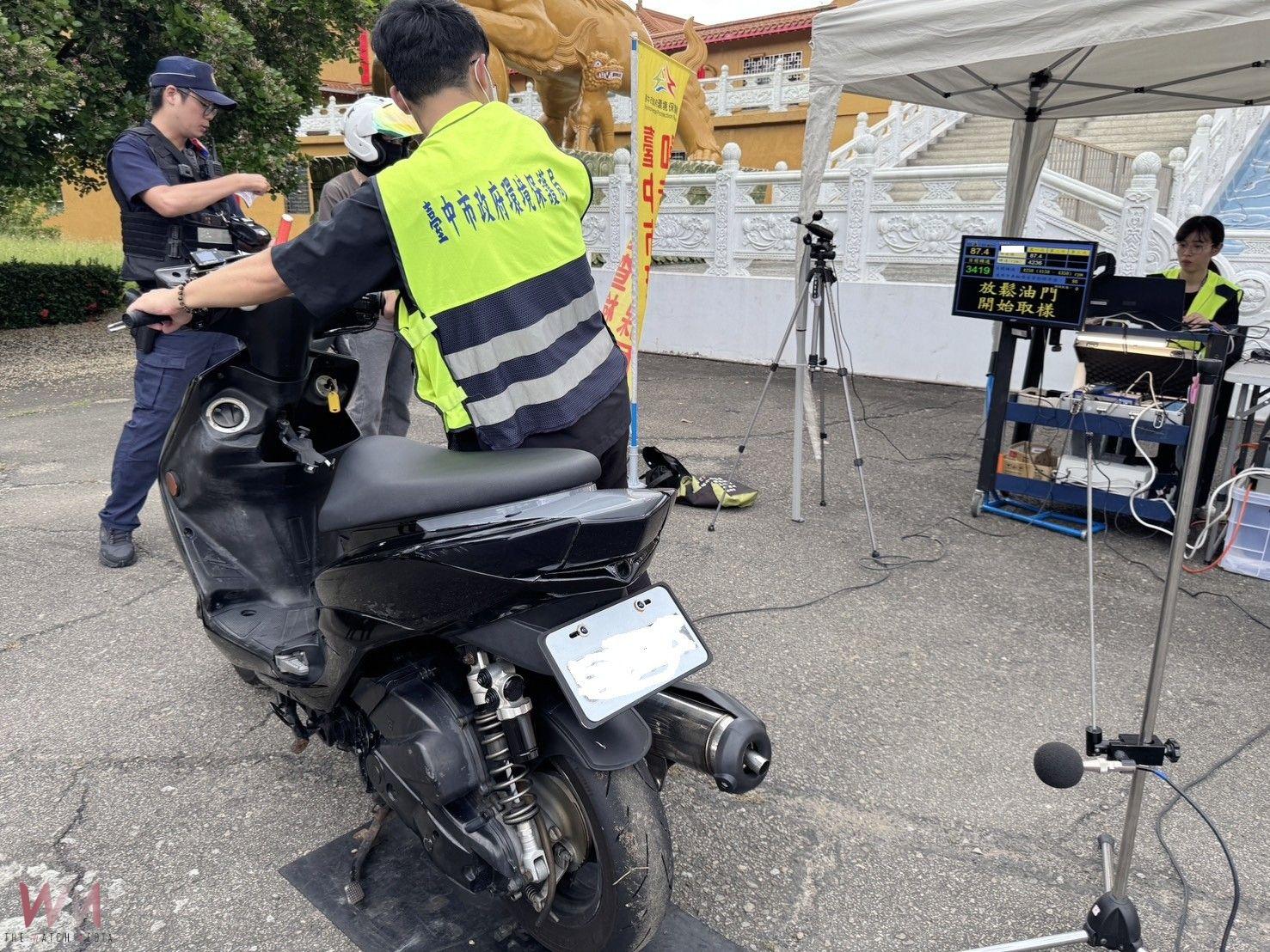 雷霆靜音專案 守護城市安寧　中彰投三縣市聯手稽查噪音車
