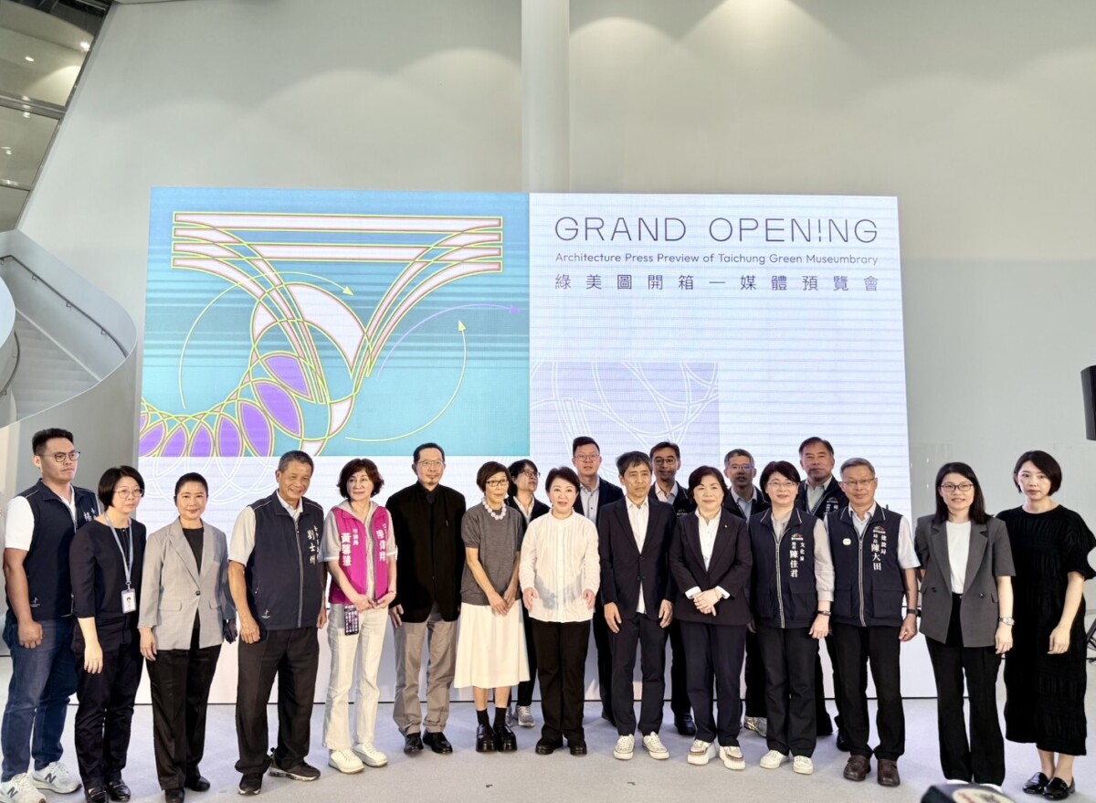 ▲台中綠美圖搶先開箱！盧秀燕：獻給市民的世界級地標。(圖/記者顏淑娟攝)