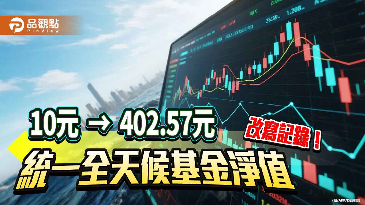 首檔淨值突破400元的台股基金 統一全天候基金經理人曝最新佈局