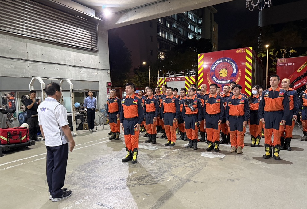 馬太鞍溪堰塞湖潰堤 新北市2梯次逾50人出發救援 259 cnews204250923a10