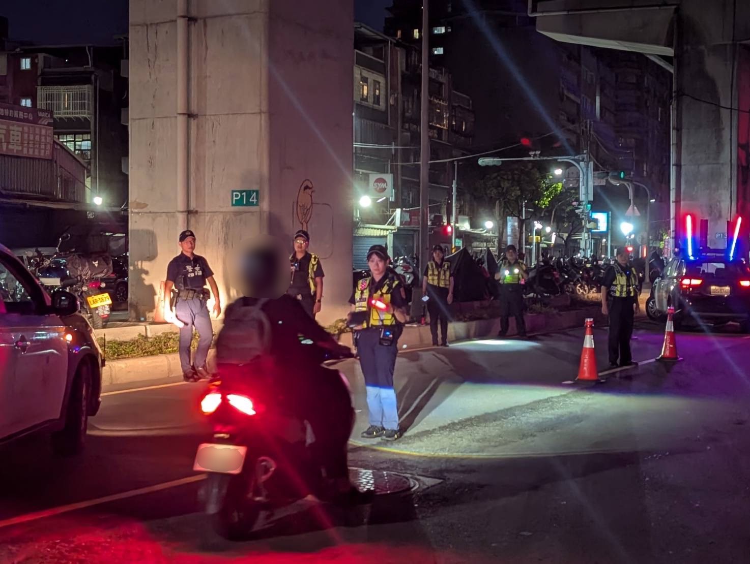 酒後駕車零容忍,警方加強查察。(記者李健興翻攝)