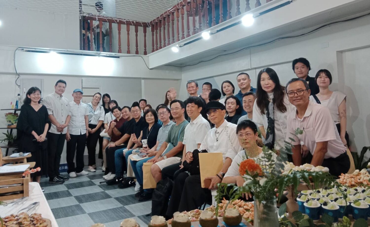 或者與沃盛合作邀請貴賓與街坊鄰里分享投資理念、業務亮點及未來發展藍圖。（圖/記者黃溎芬攝影）