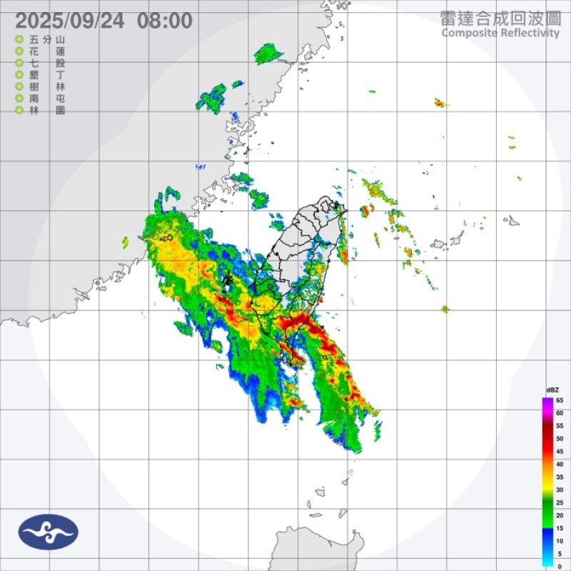 週三颱風遠離天氣仍不穩! 花東、恆春防局部豪雨