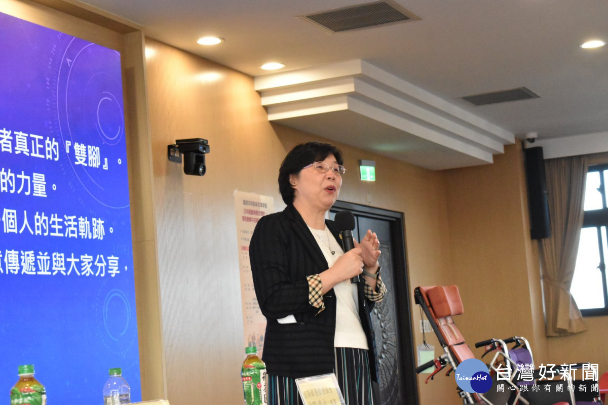 長庚科大范君瑜校長出席研習活動,對日本長照企業家們表達歡迎之意
