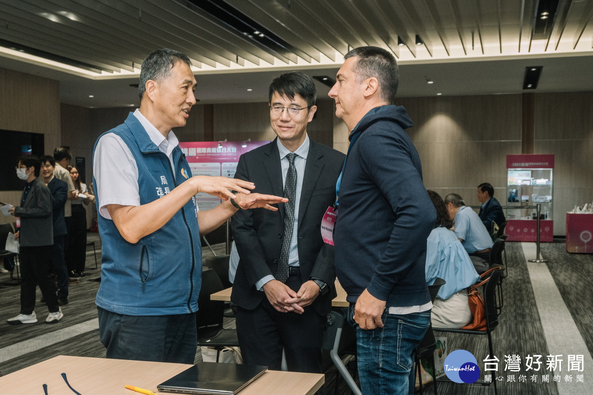 桃園市政府經發局長張誠出席「2025桃園國際商機媒合大會」。<br /><br /> <br /><br />