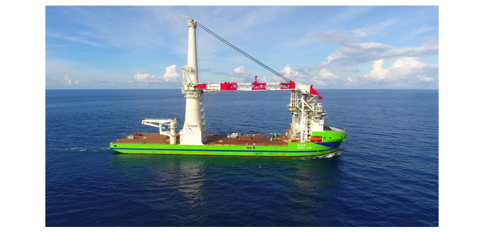 台船環海二度獲得3-1期區塊開發合約 簽訂海盛風場(Formosa 4)共35座水下基礎及海上變電站運輸安裝、海床拋石工程合約
