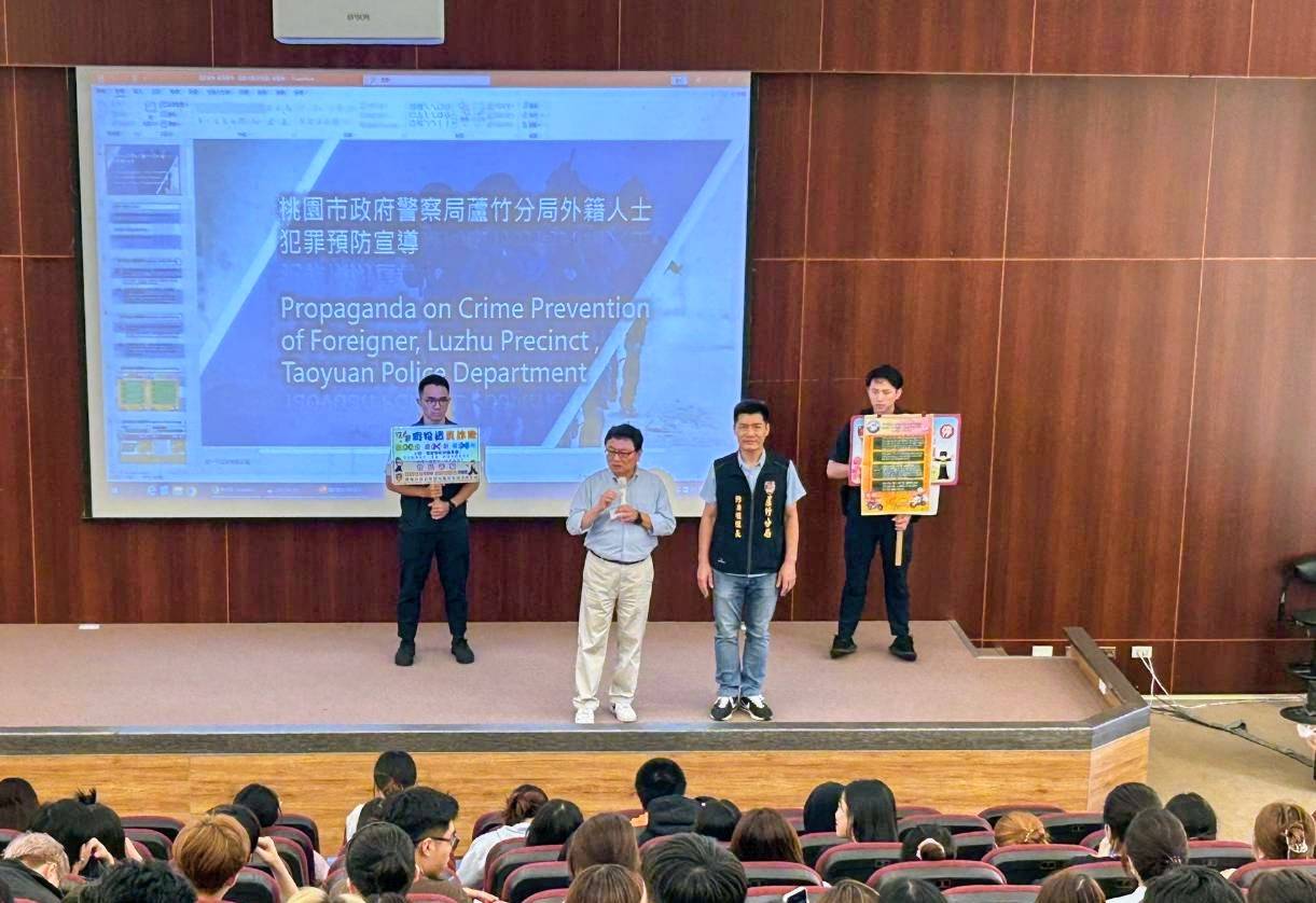 蘆竹警入校園宣導 多國語言助外籍生防詐反毒 692596
